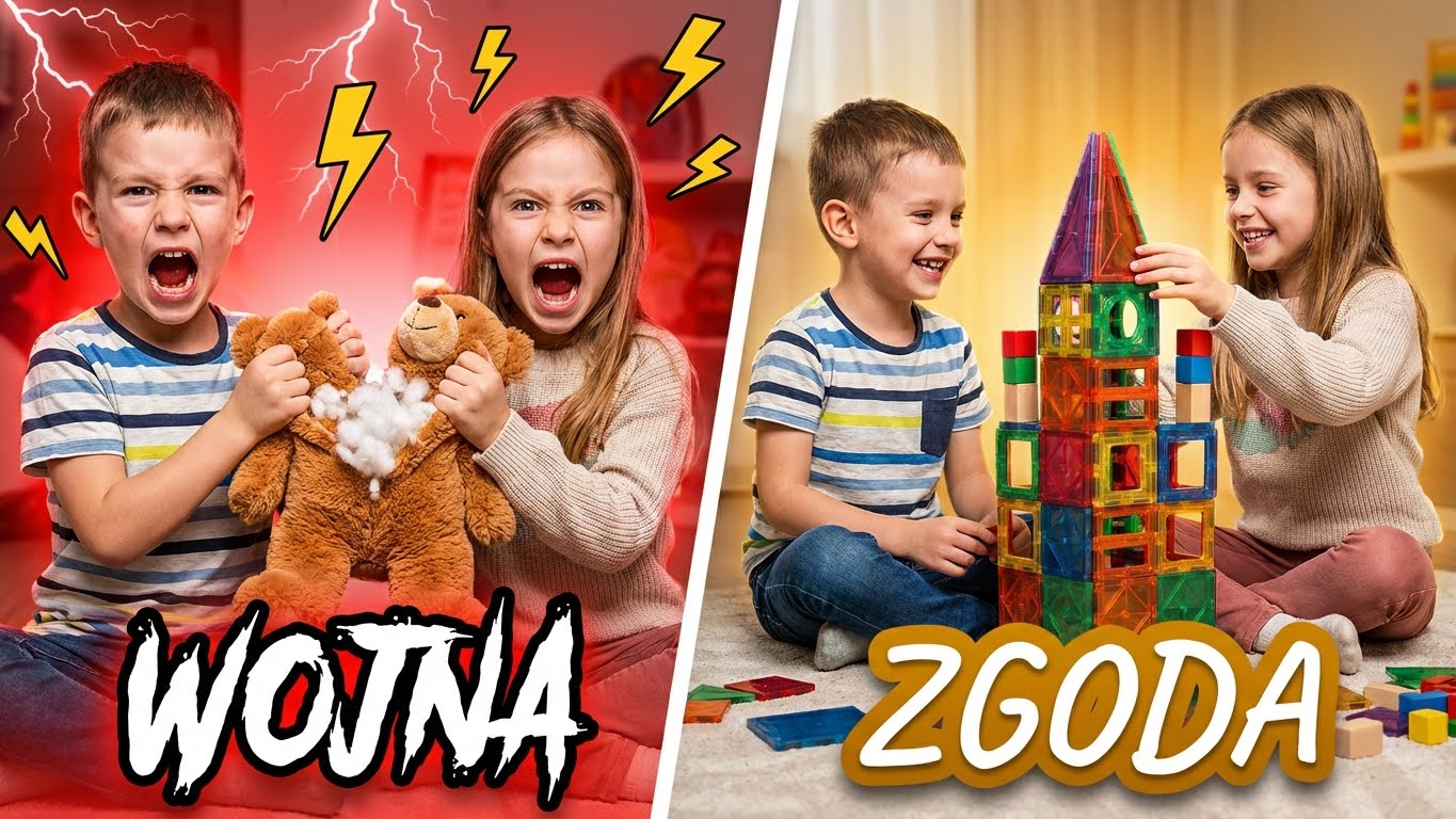 Wojna domowa pod choinką? Zabawki kooperacyjne, które pogodzą rodzeństwo